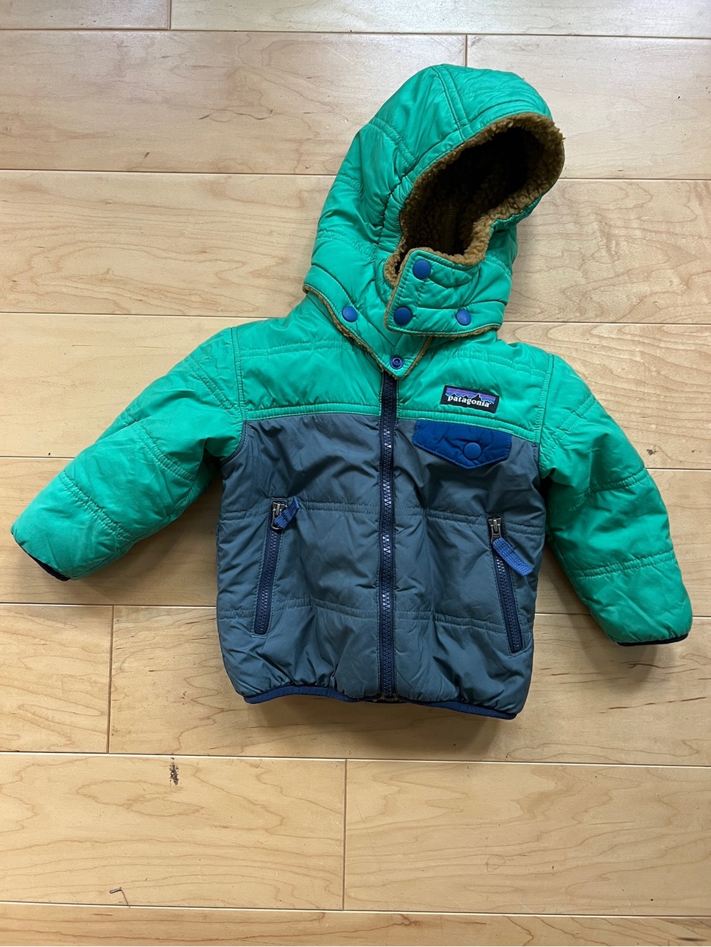 Patagonia Tribbles reversible Sherpa fleece puffer jacket